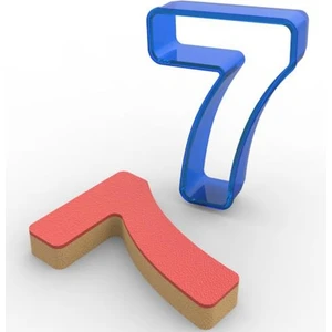 7 Rakamı Polikarbon Kurabiye Kalıbı