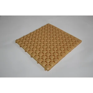 Gerçek Trend Sarı, Ortopedik Plastik Yer Karosu Zemin Döşemesi Yer Izgarası 33X33CM 1 M2 (9 Adet)