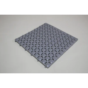 Gerçek Trend Gri, Ortopedik Plastik Yer Karosu Zemin Döşemesi Yer Izgarası 33X33CM 1 M2 (9 Adet)