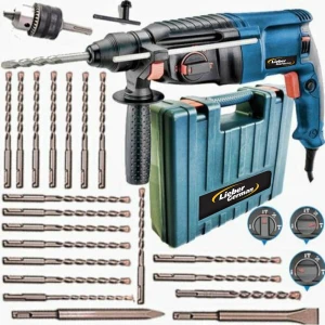 Lieber German SX-4100 Watt 6.0 Joul Kırıcı Delici Darbeli Matkap + 20 Adet Uç Seti Hediyeli