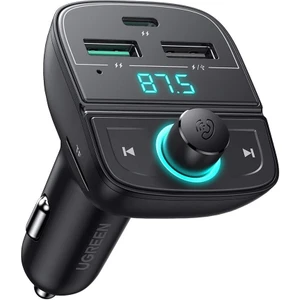 Bluetooth 5.0 Pd Qc 3.0 Micro Sd Tf Kart Okuyuculu Araç Çakmaklık Şarj Cihazı Fm Verici Transmitter