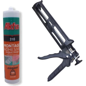 İstanbul e-Hırdavat Kartonpiyer & Stropiyer Yapıştırıcı Beyaz 310 ml Silikon Tabancası