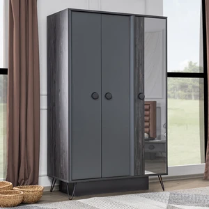 Gardırop, Black New 3 Kapaklı Dolap