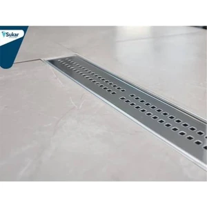 İstanbul e-Hırdavat Duş Kanalı Paslanmaz Süzgeç Q50 Çıkış Sukar 40 cm