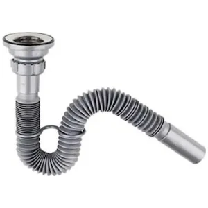 İstanbul e-Hırdavat Lavabo Paslanmaz Evye Sifonu Lüx Körüklü Donau 32 mm