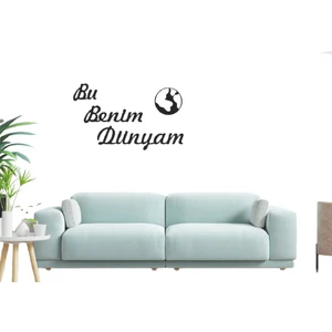 Numa Concept Bu Benim Dünyam Lazer Kesim Ahşap Duvar Dekoru