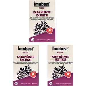 Beta Glukan Kara Mürver 30 Kapsül x 3 Adet