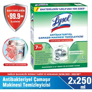 Çamaşır Makinesi Temizleyici 2X250 ml