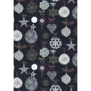 Roco Paper Co. Yılbaşı Temalı Hediye Paketleme Kağıdı - Yılbaşı Hediye Kutusu Paketi -  Rulo Ambalaj Kağıdı 474B - 70 x 500 cm