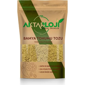 Bamya Tohumu Tozu Yeni Öğütülmüş 50 gr