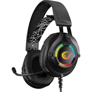 RM-K18 DOUBLE Siyah Usb 7.1 RGB Ledli Gaming Oyuncu Mikrofonlu Kulaklık