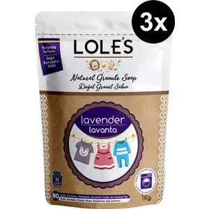 Lole's Doğal Granül Matik Lavanta Kokulu Sabun 3 Kg