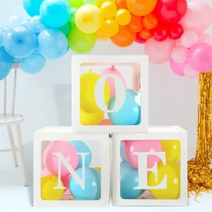 Bi Dolu Mutluluk One Yazılı Şeffaf Kutu Harf Beyaz 25 cm