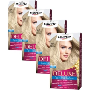 Deluxe Saç Boyası 4 Al 3 Öde Seti 10-1 Küllü Açık Sarı X 4