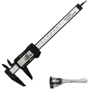 0-150MM Kaliperler LCD Elektronik Dijital Sürmeli Kaliperler Kart Cetvel Mikrometre Ölçüm Aracı Derinlik Hatve Ölçüm Aletleri(Yurt Dışından)