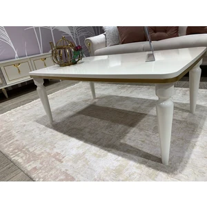 Orta Sehpa Lüx Krem Gold