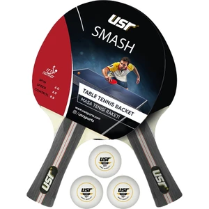 USR Smash-RB Masa Tenisi 2 Raket + 3 Top Set