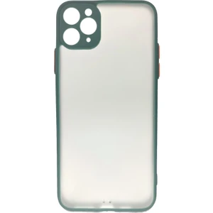 Apple iPhone 11 Pro Uyumlu Kontrast Renkli Tuş Seri Silikon Kılıf