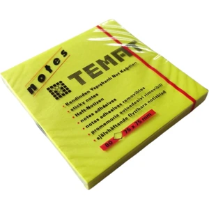 Sarı Kendinden Yapışkanlı Not Kağıdı 75x75mm 80 Adet