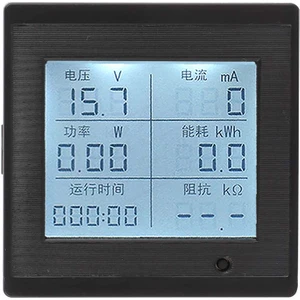 Dc 6-200V 10A Dijital Voltmetre Ampermetre Wattmetre Voltaj Akım