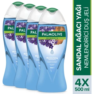 Moments Sandal Ağacı ve Lavanta Yağları ile Nemlendirici Banyo ve Duş Jeli 500 ml x 4 Adet