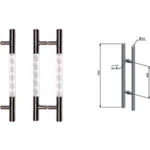 Pleksi Cam Kapı Kolu Kh 106