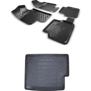 Bmw X4 3D Havuzlu Paspas 2014-2018 + Bagaj Havuzu