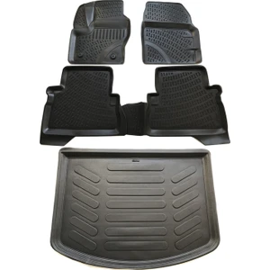Ford C-Max 3D Havuzlu Paspas 2011 Sonrası + Bagaj Havuzu