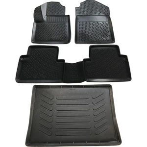 Ford Connect 3D Havuzlu Paspas 2002-2013 + Bagaj Havuzu