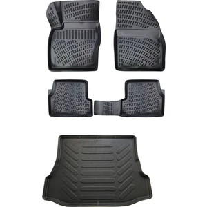 Ford Focus 1 3D Havuzlu Paspas 1998-2004 + Sd Bagaj Havuzu