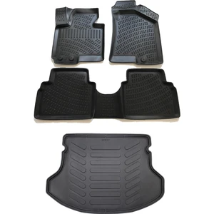 Kia Sportage 3D Havuzlu Paspas 2011-2015 + Bagaj Havuzu