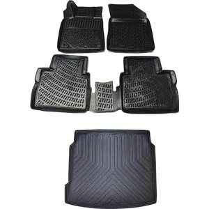 Peugeot 508 3D Havuzlu Paspas 2019 Sonrası + Bagaj Havuzu