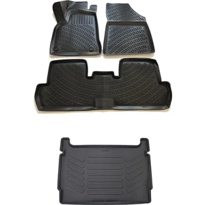 Peugeot 5008 3D Havuzlu Paspas 2009-2016 + Bagaj Havuzu