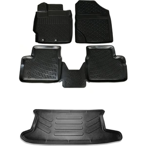 Toyota Yaris 3D Havuzlu Paspas 2005-2012 + Bagaj Havuzu