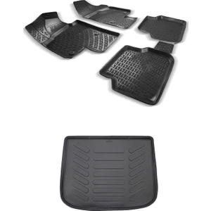 Volkswagen Tiguan 3D Havuzlu Paspas 2007-2014 + Bagaj Havuzu