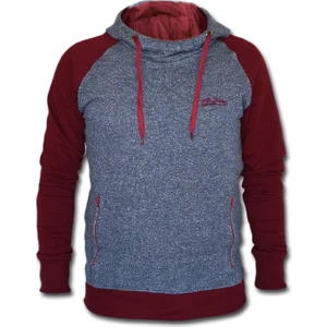 Fly Tshirt Airforce Yüksek Kapşonlu Erkek Sweatshirt - 2 - Mavi