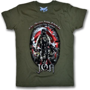 Fly Tshirt Jandarma Özel Harekat Erkek Kısa Kollu T-Shirt - Haki Yeşil