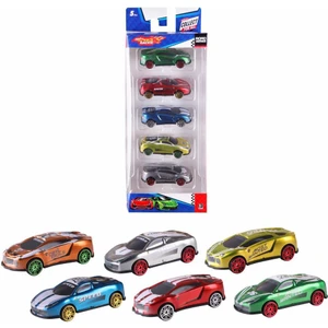 Farbu Oyuncak 5 Li Speed Racer Diecast Metal Araba