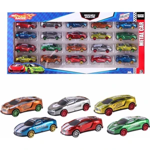Farbu Oyuncak 20 Li Speed Racer Diecast Metal Araba