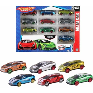 Farbu Oyuncak 10 Lu Speed Racer Diecast Metal Araba