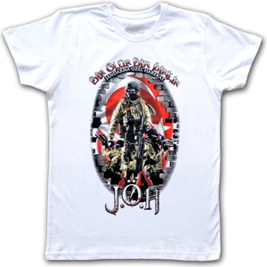 Fly Tshirt Jandarma Özel Harekat Erkek Kısa Kollu T-Shirt - Beyaz