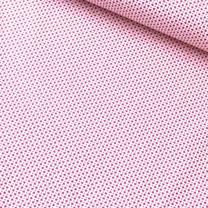 Daisy Star Pembe Minik Kalpli Poplin Kumaş
