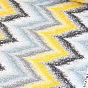 Wella Home Ebruli Sarı Nevresimlik Poplin Kumaş