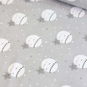 Wella Home Aydede Gri Nevresimlik Poplin Kumaş