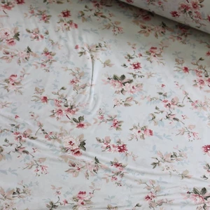 Wella Home Mint Yeşil Japon Çiçeği Nevresimlik Poplin Kumaş