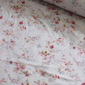 Wella Home Mavi Japon Çiçeği Nevresimlik Poplin Kumaş