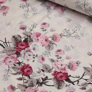 Wella Home Pembe Şakayık Nevresimlik Poplin Kumaş