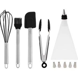 Eka 10 Parça Pasta Servis Gereci-Black