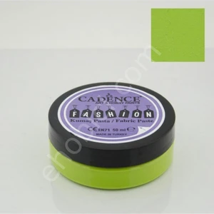 Fp-08 Fıstık Yeşili - Cadence Opak Fashion Kumaş Rölyef Pasta - Fabric Paste