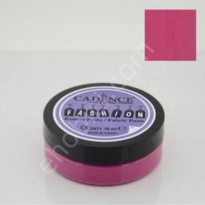 Fp-05 Fuşya - Cadence Opak Fashion Kumaş Rölyef Pasta - Fabric Paste